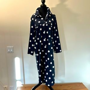 NWOT Light in the Box navy polka dot dress L